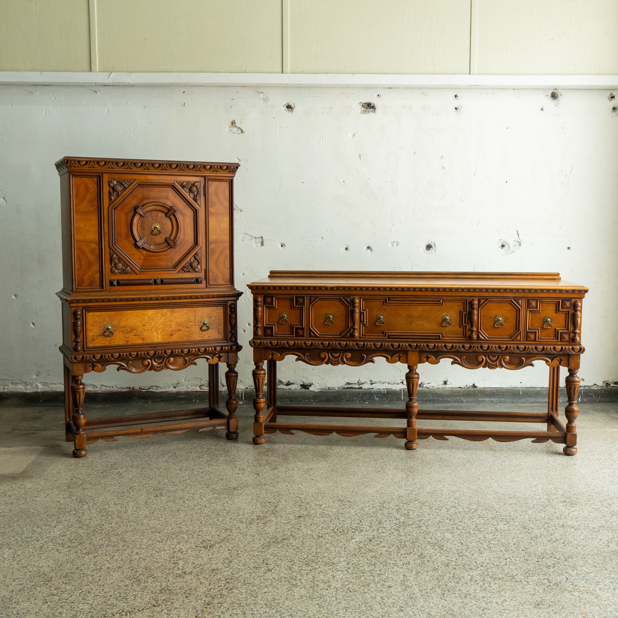 Antique Decorative Sideboard