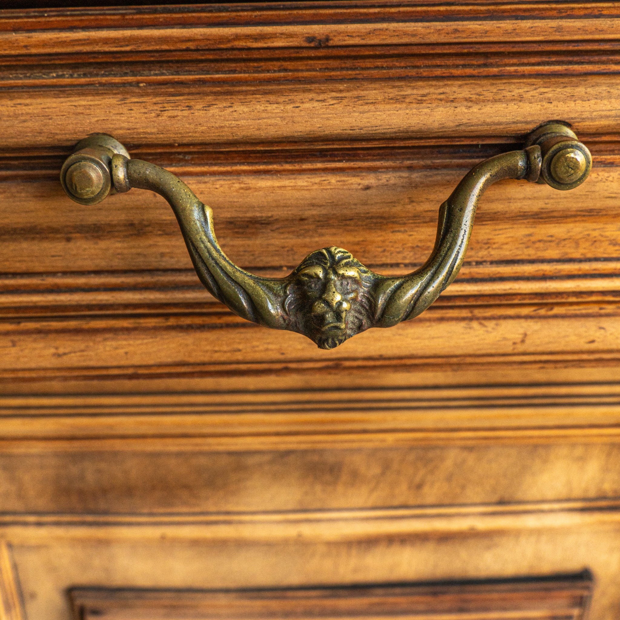 Hand Carved Antique Hutch