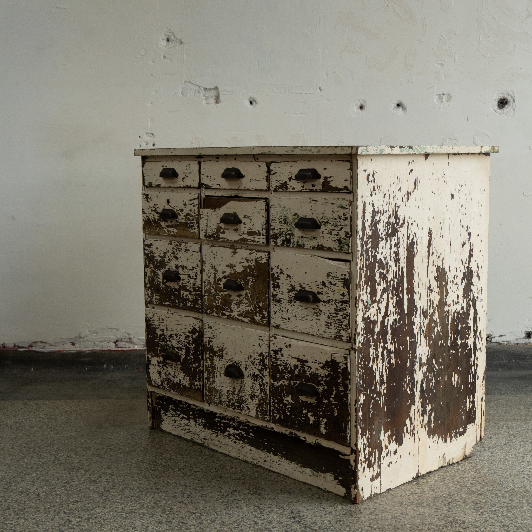 Distressed Apothecary Cabinet