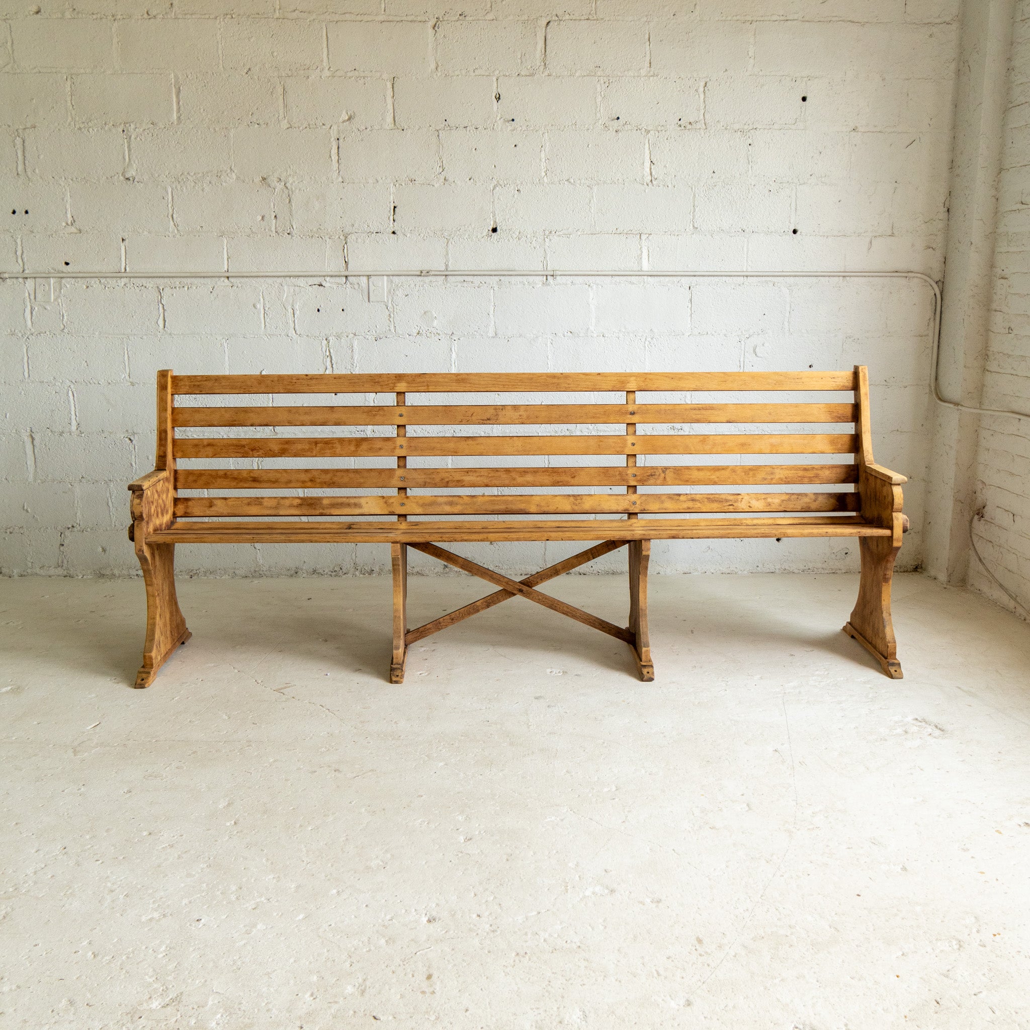 Vintage Pine Bench