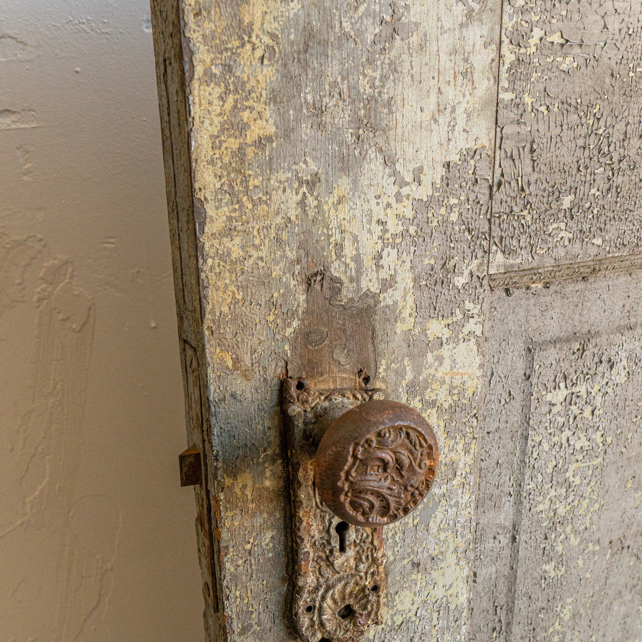 Salvaged Grey Door