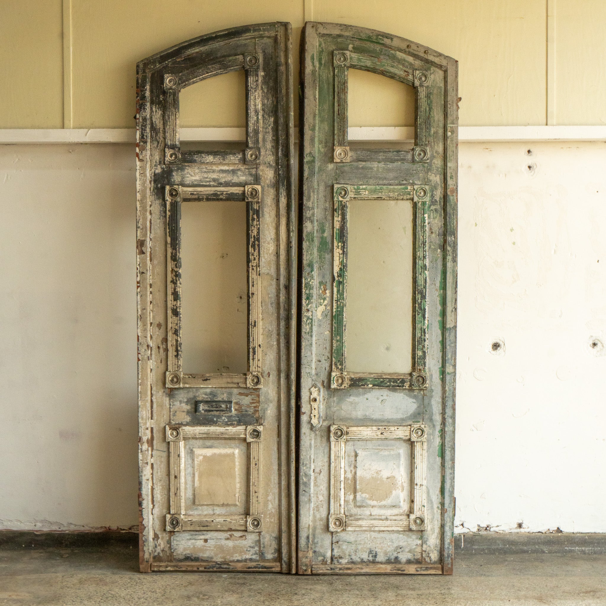 Victorian Arched Entry Doors