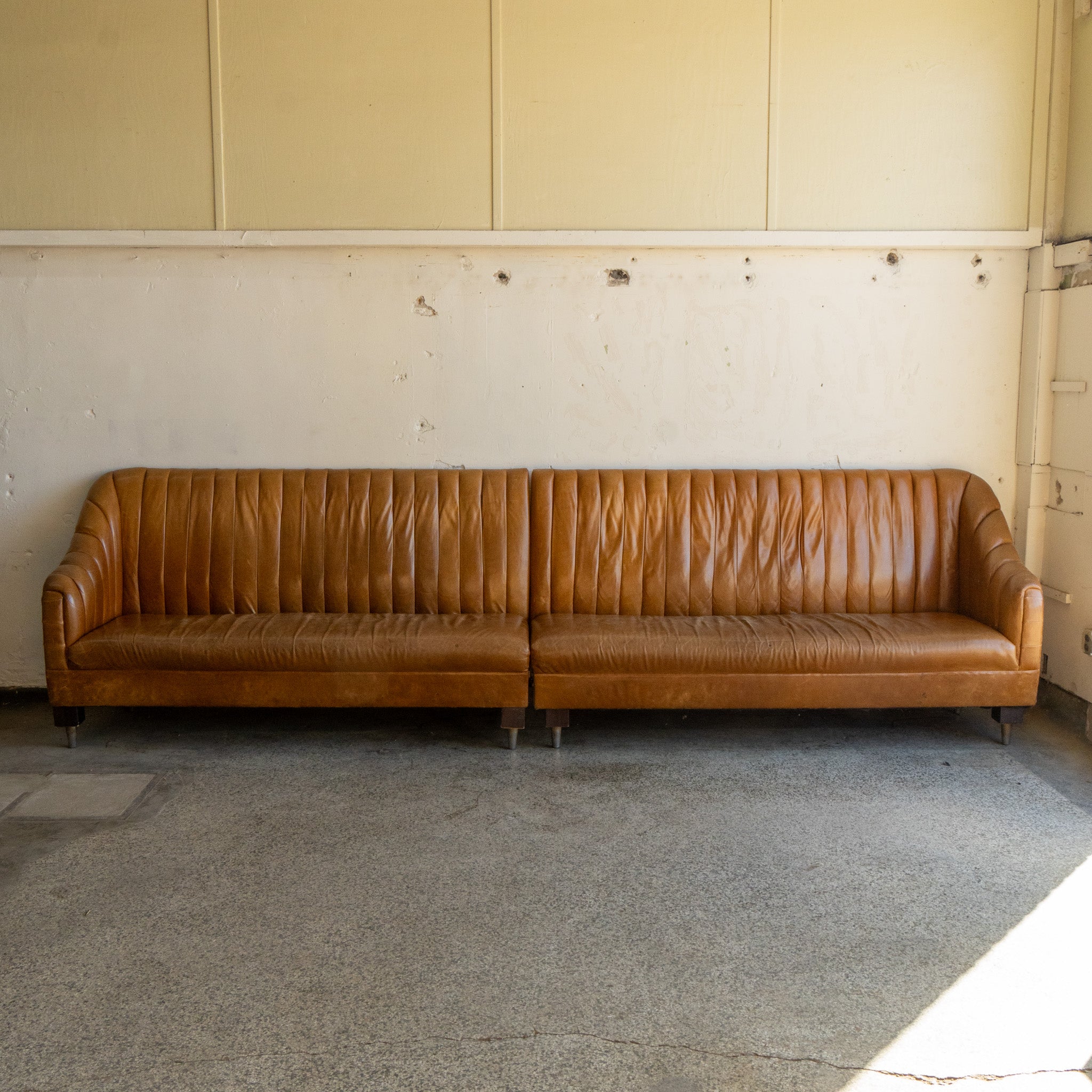 Custom Channel Tufted Banquette