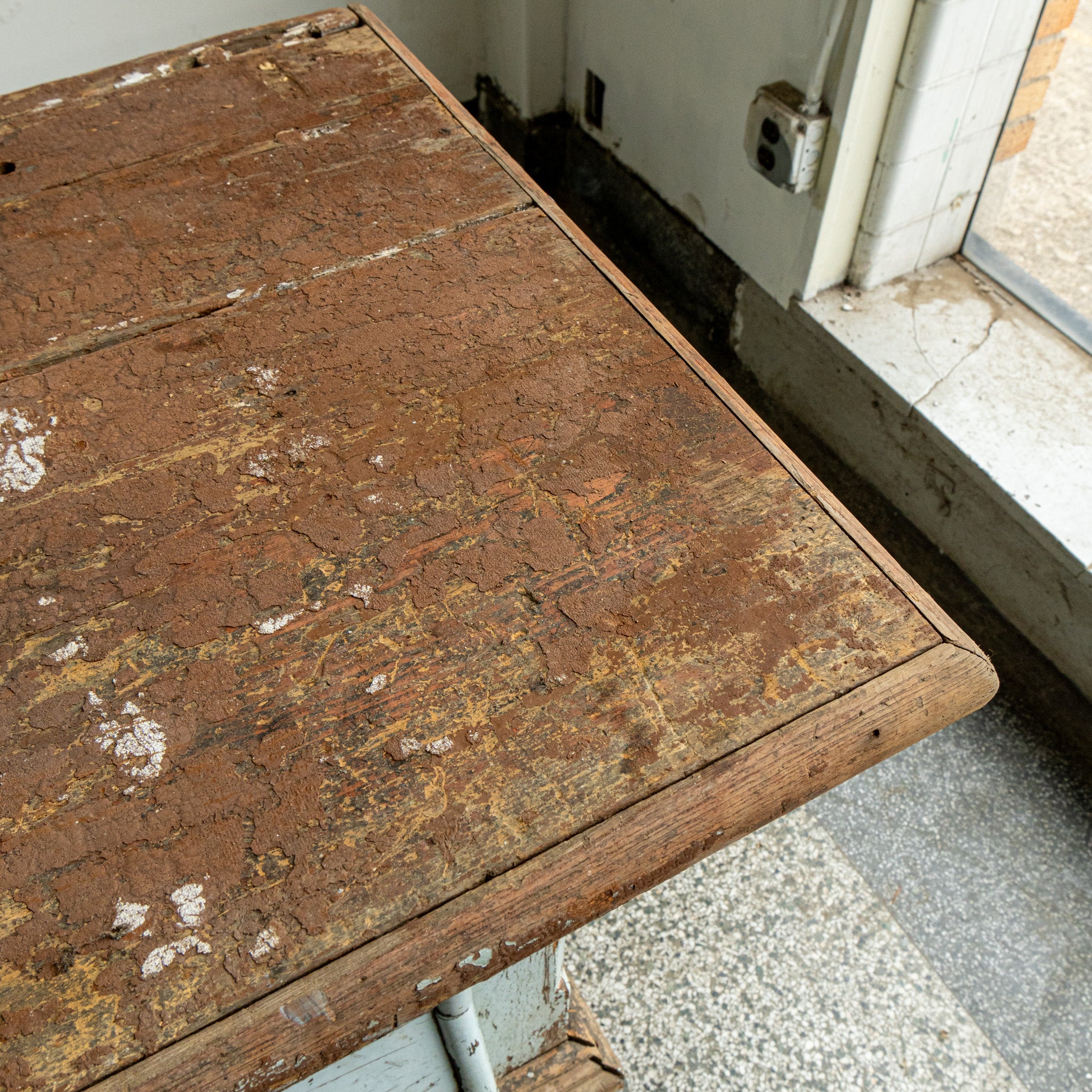 Antique General Store Counter with Cubbies