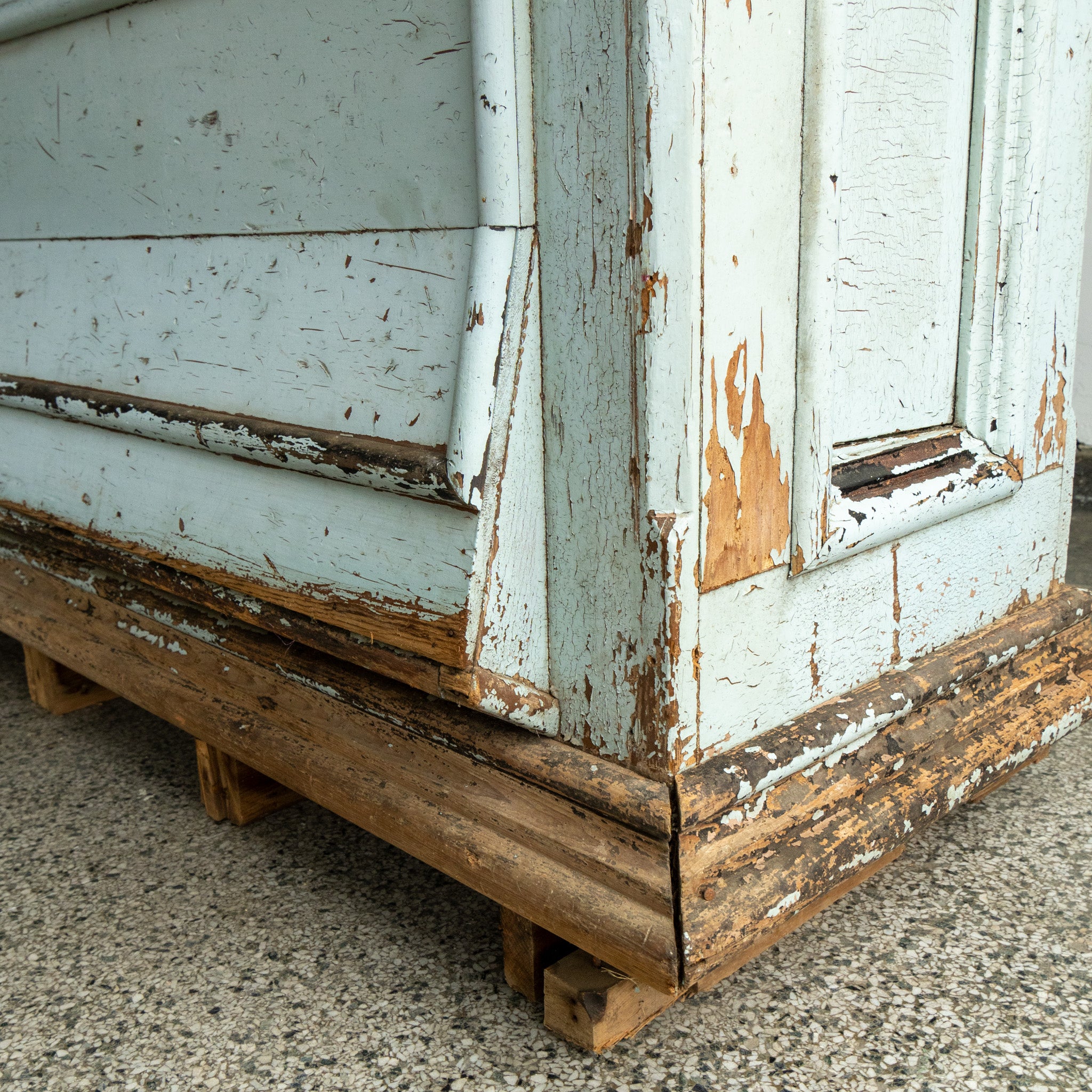 Antique General Store Counter with Cubbies