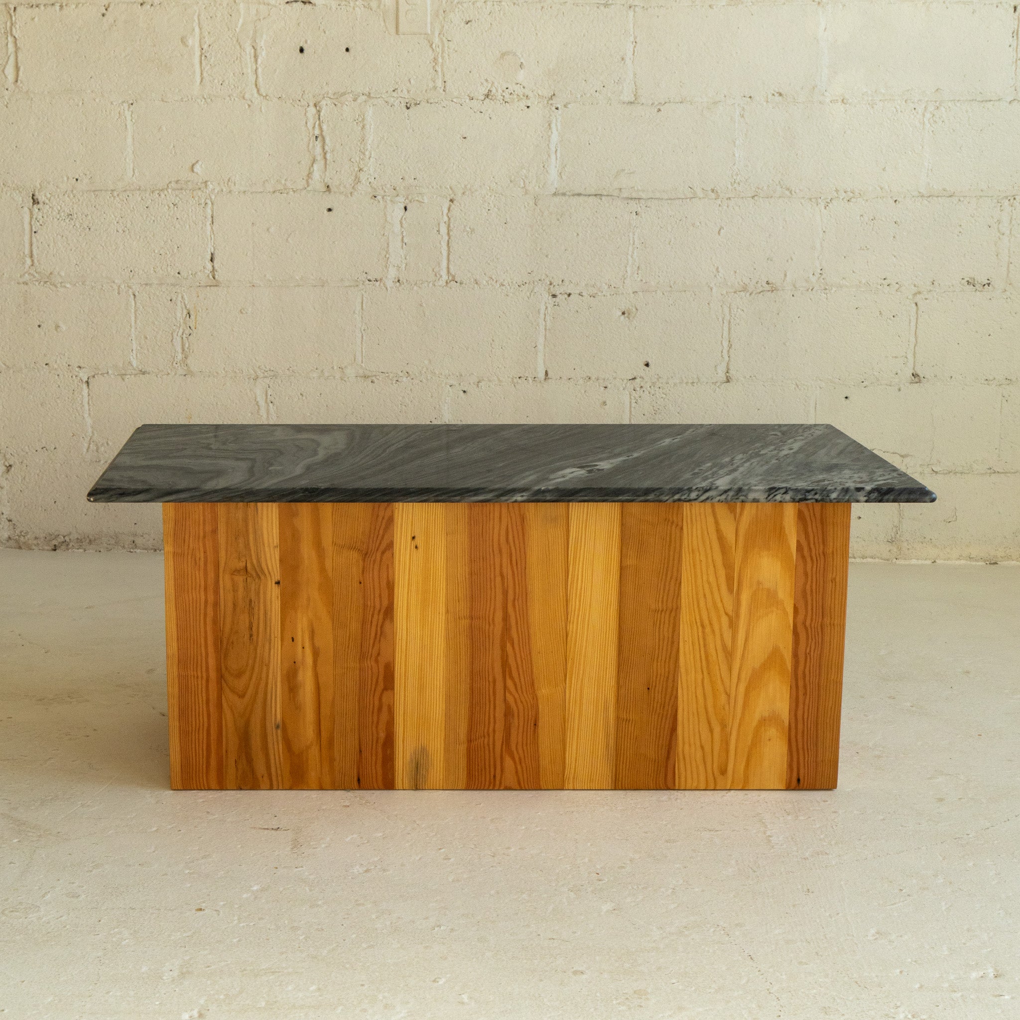 Marble Modern Block Coffee Table