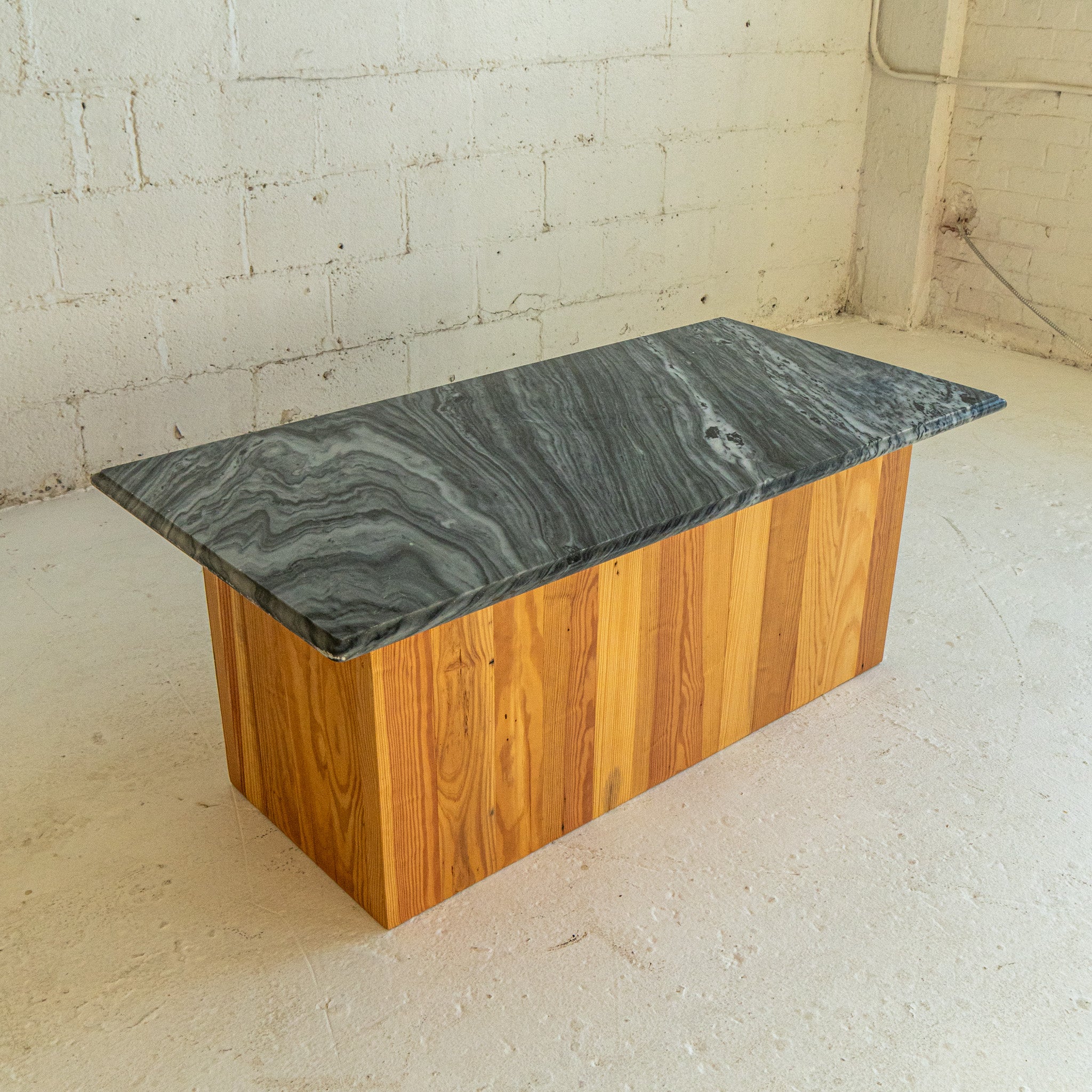 Marble Modern Block Coffee Table