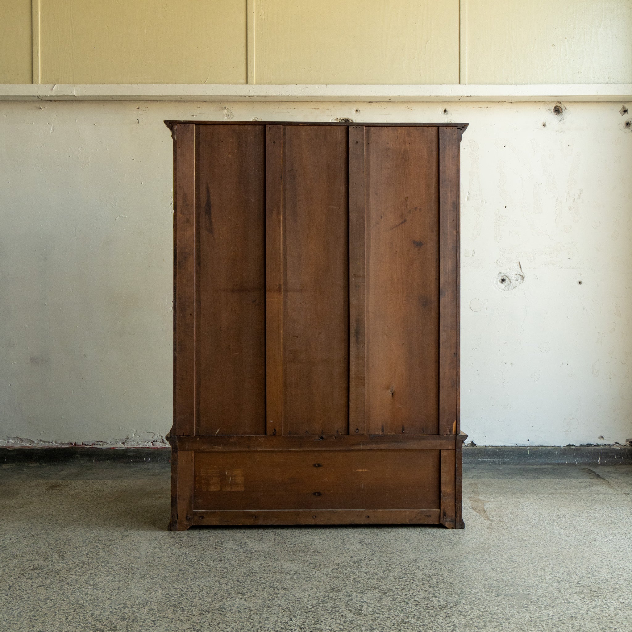 Masonic Quarter-Sawn Oak Cabinet