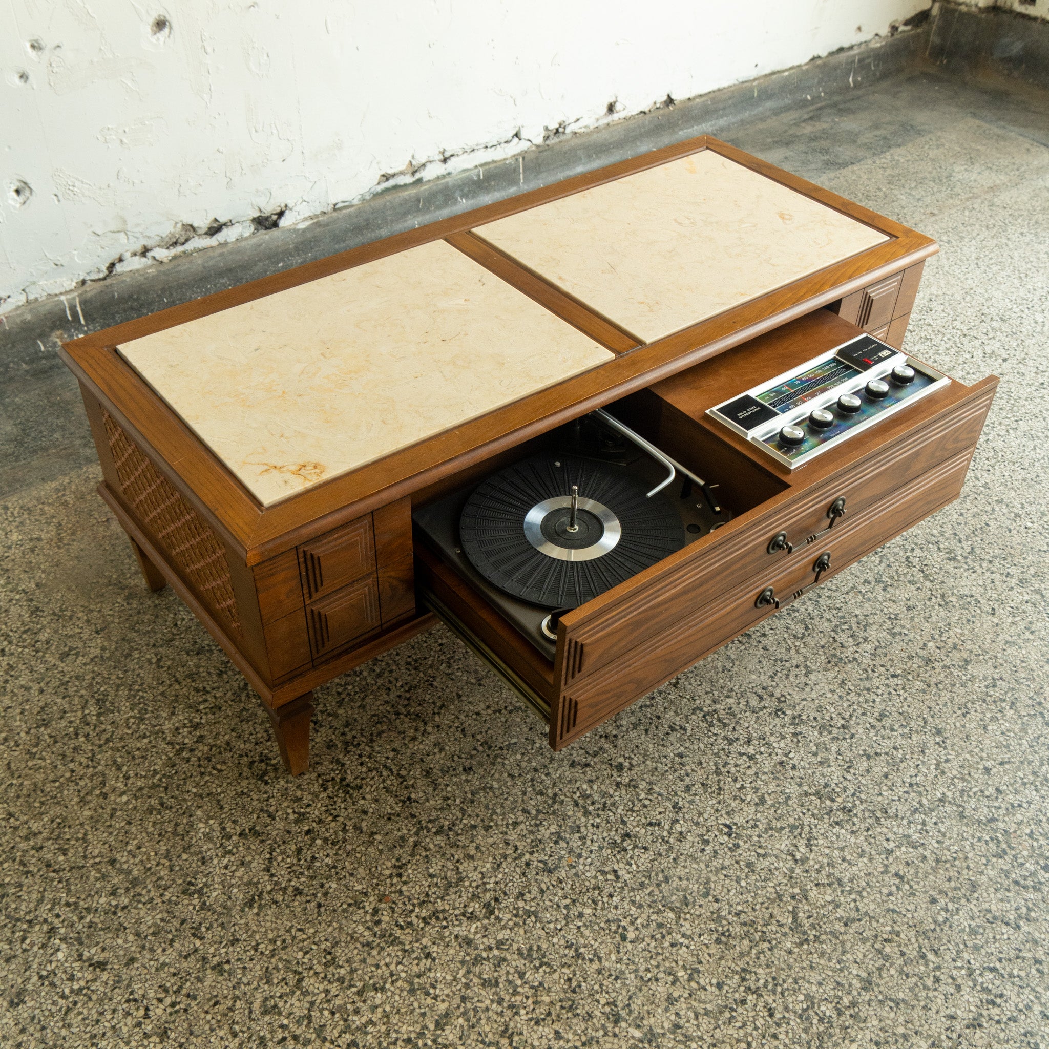 Coffee Table Record Player