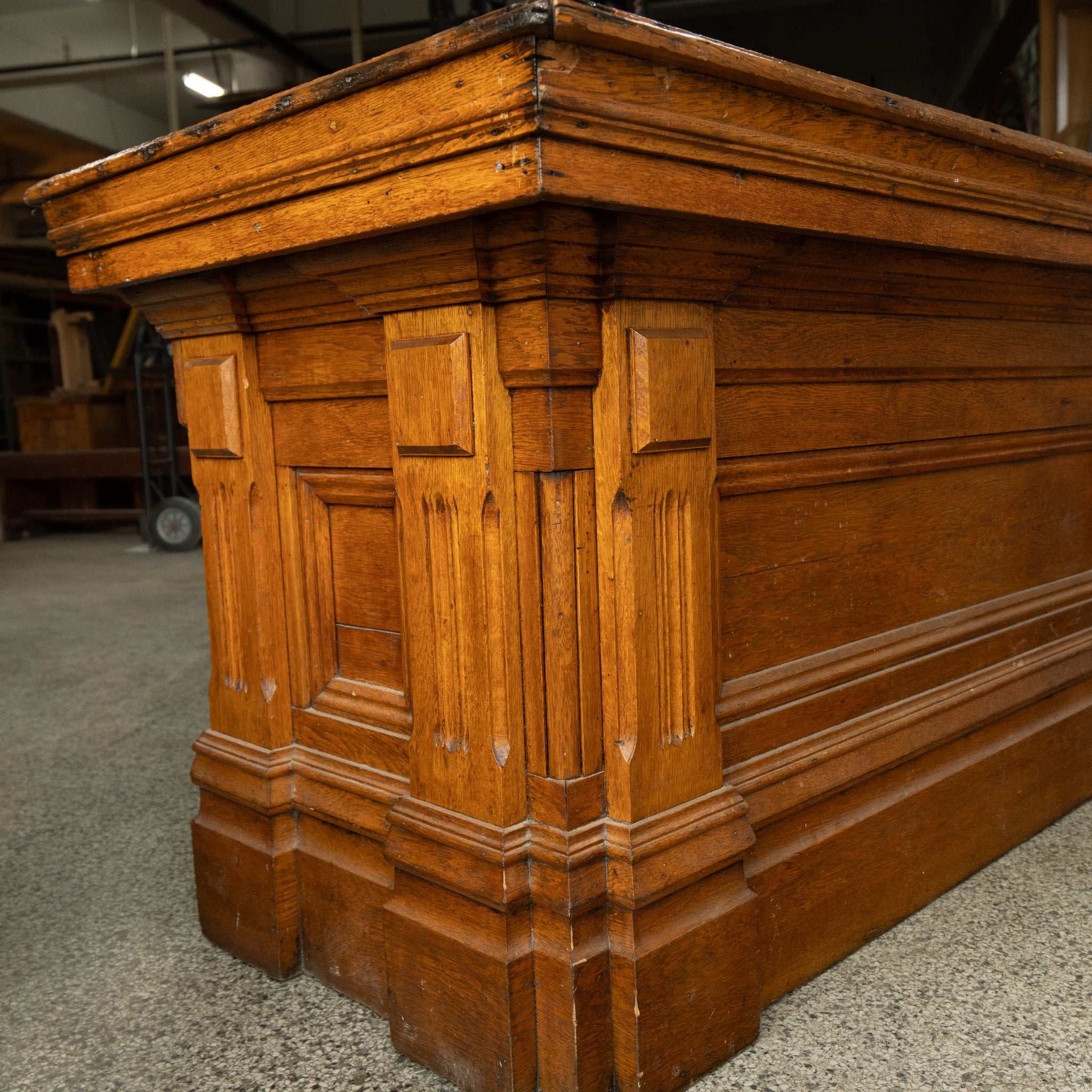 Oak General Store Counter