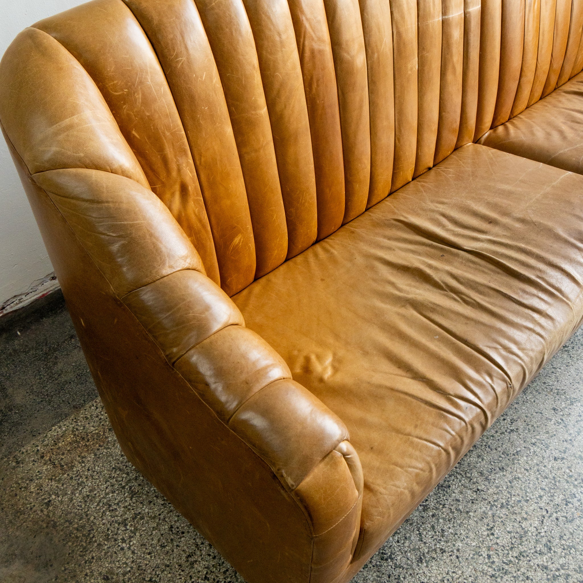 Channel Tufted Banquette