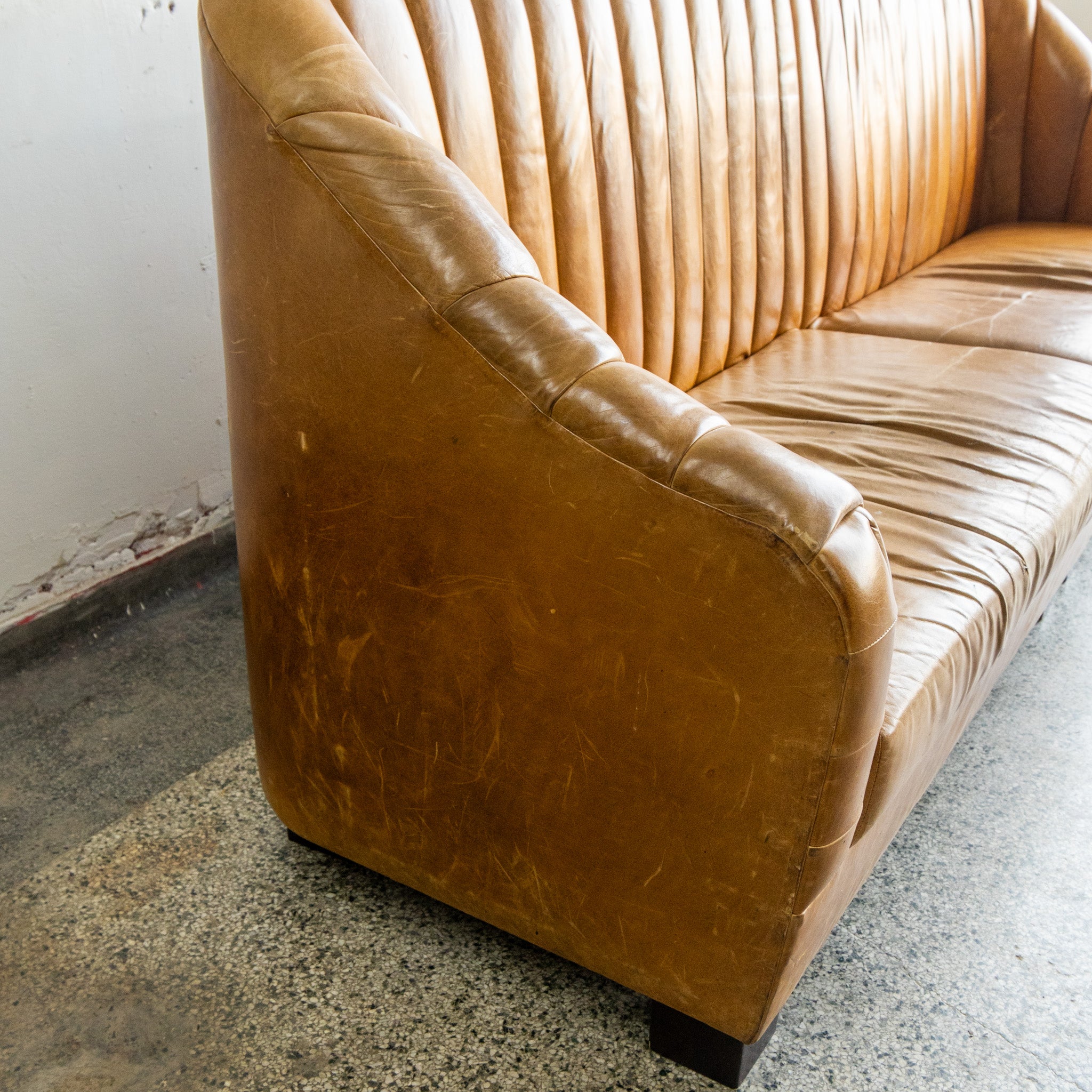 Channel Tufted Banquette