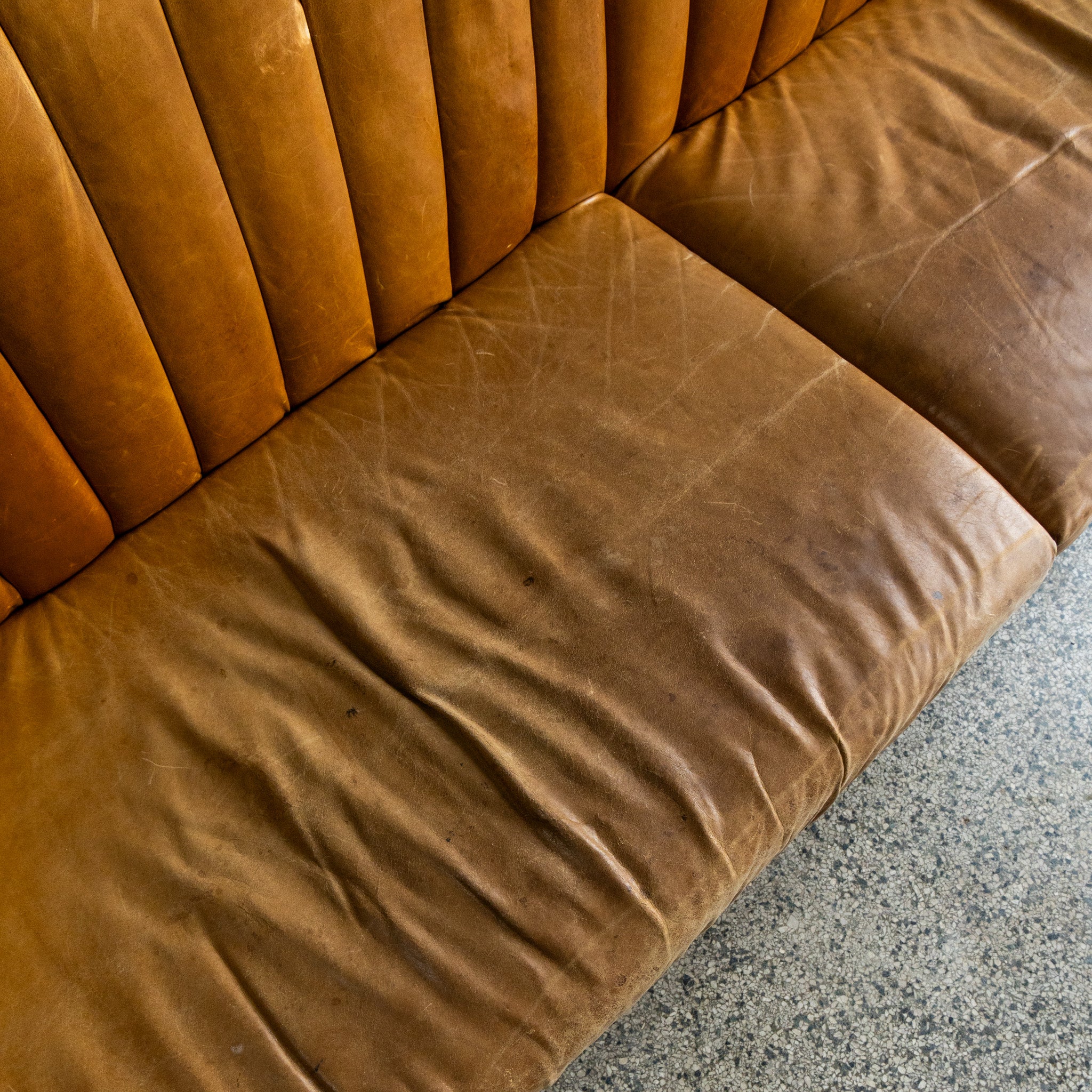 Channel Tufted Banquette