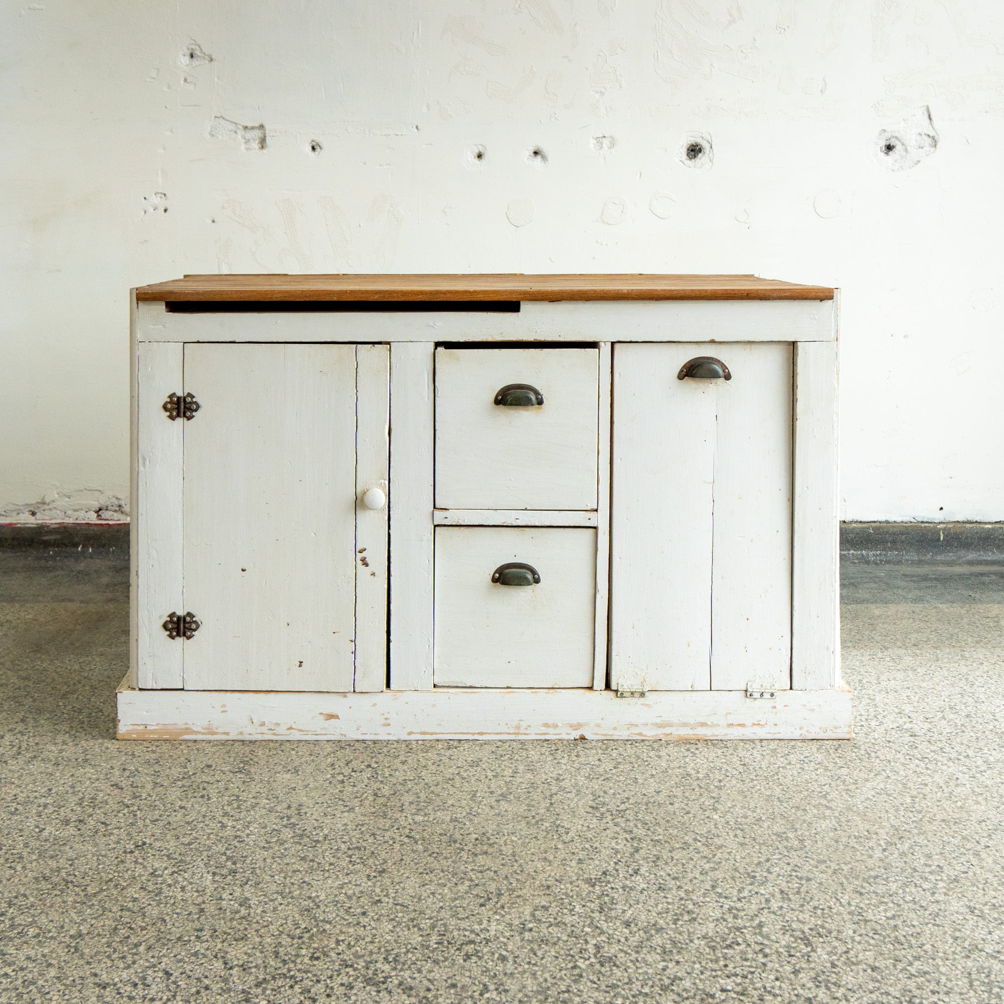 Vintage Paneled Cabinet