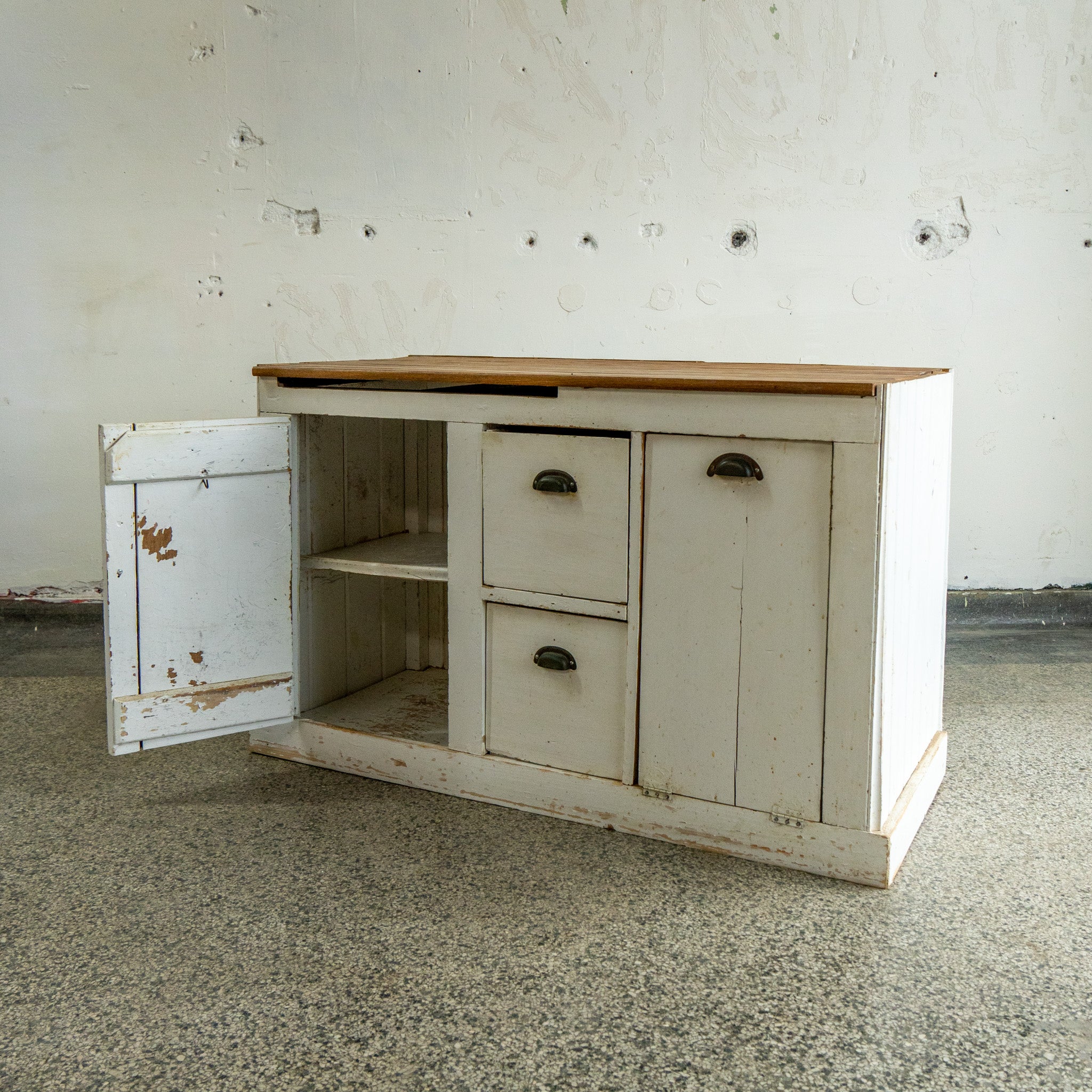 Vintage Paneled Cabinet