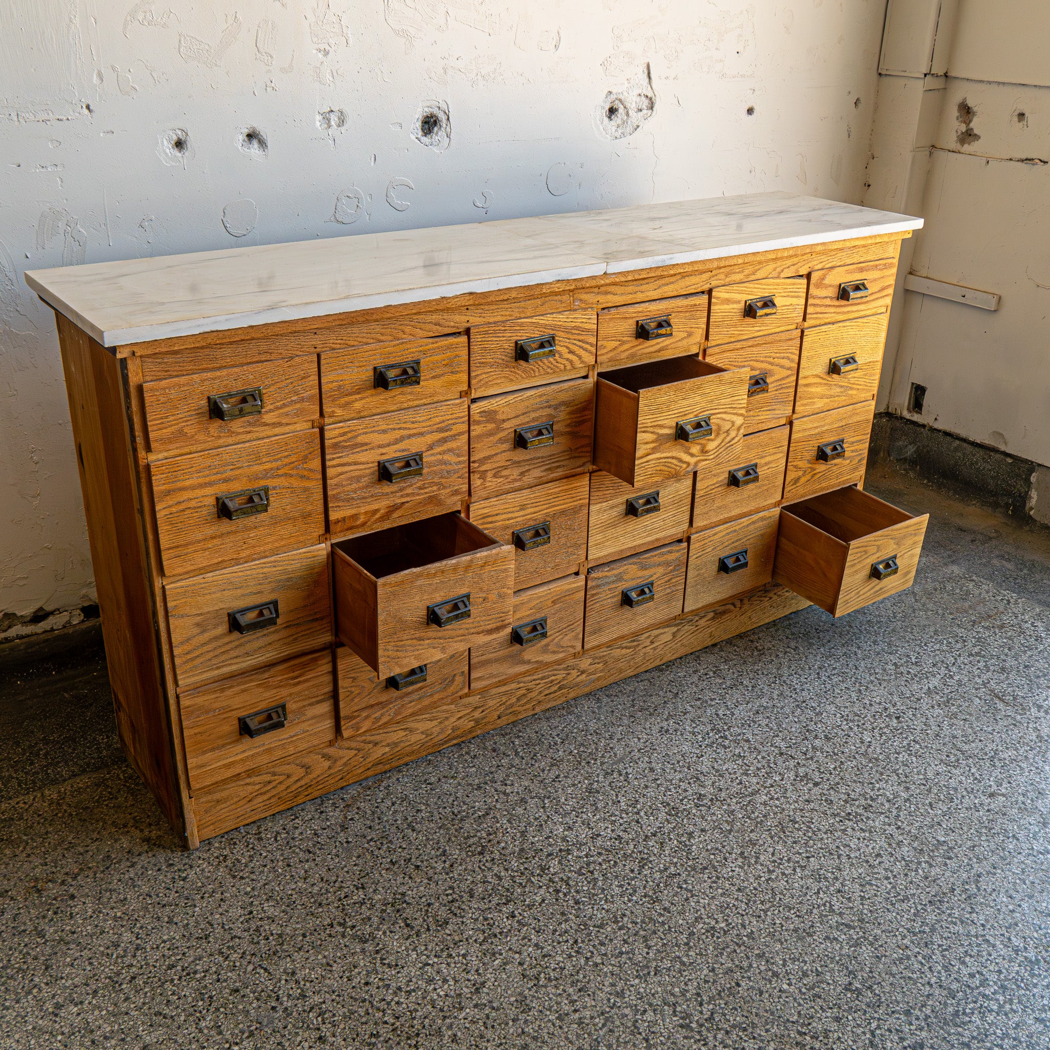 Vintage Apothecary Cabinet | Oak #2