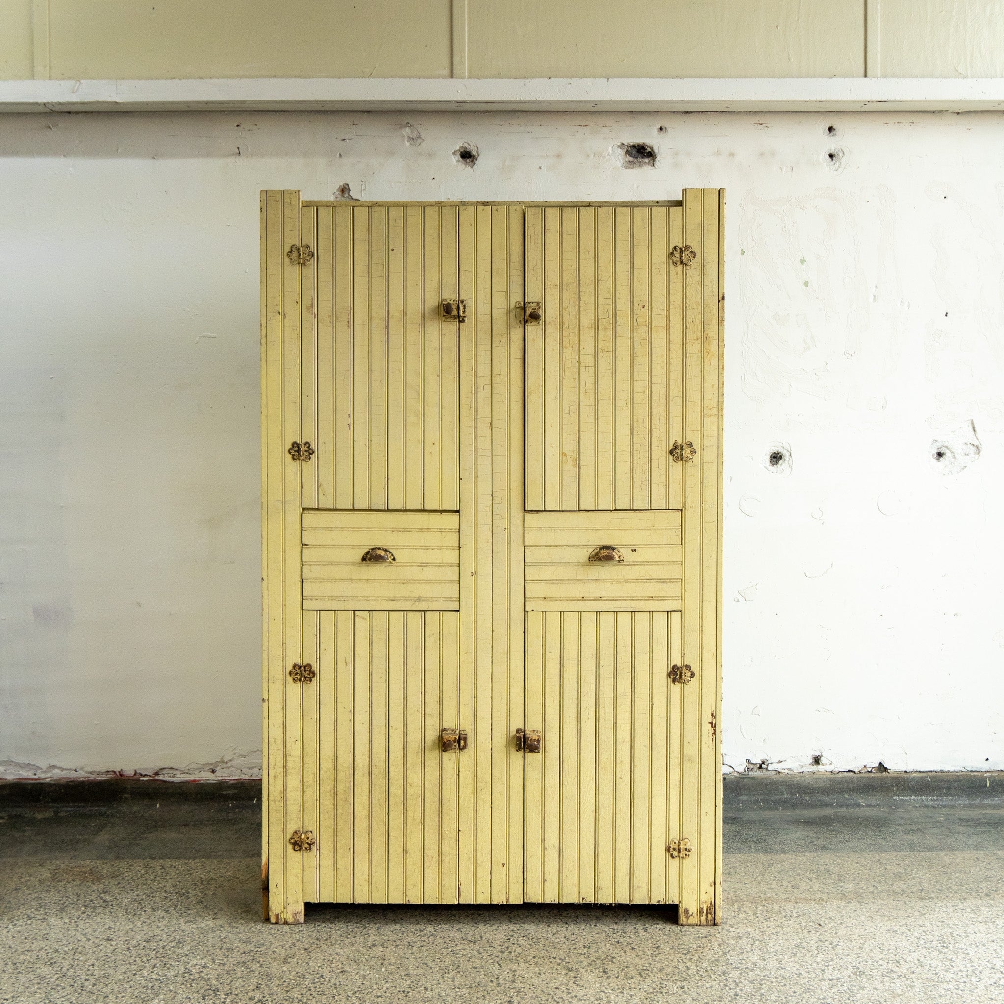 Vintage Beadboard Cabinet