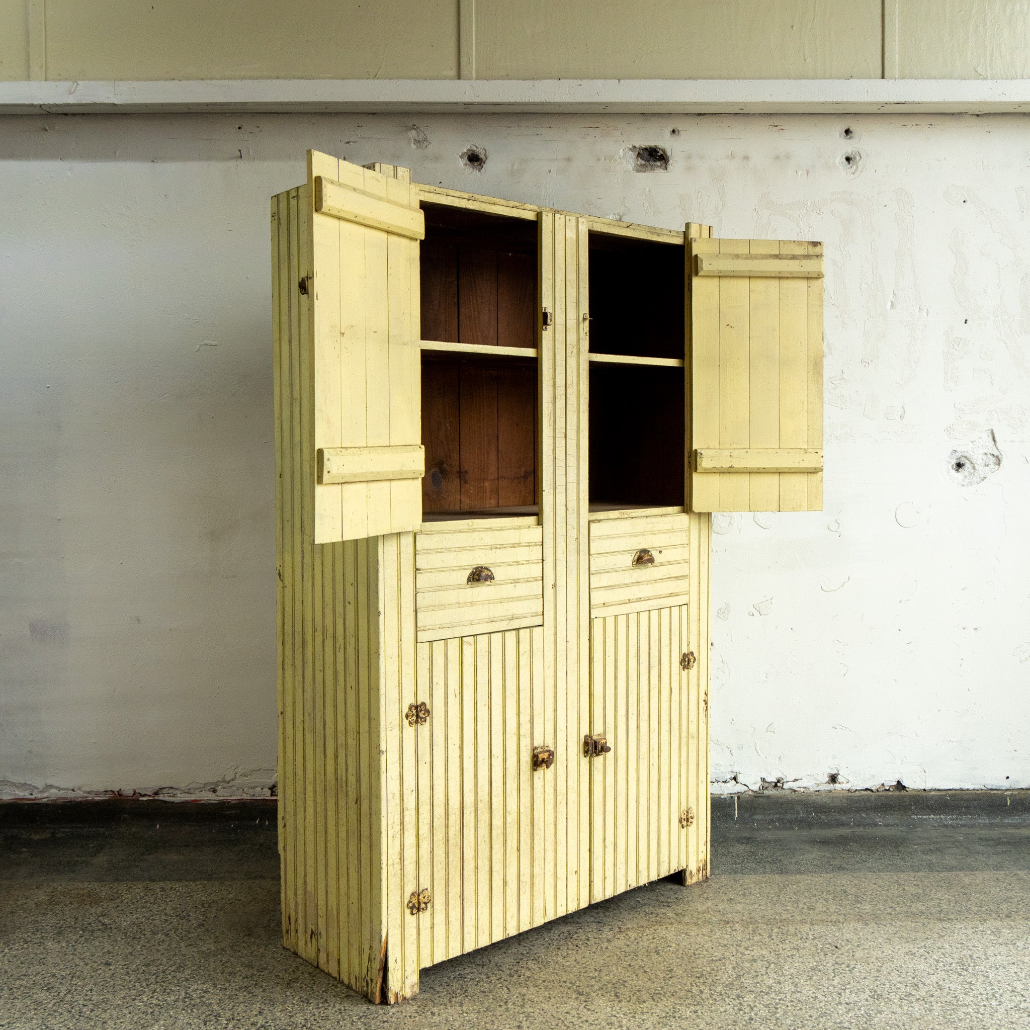 Vintage Beadboard Cabinet