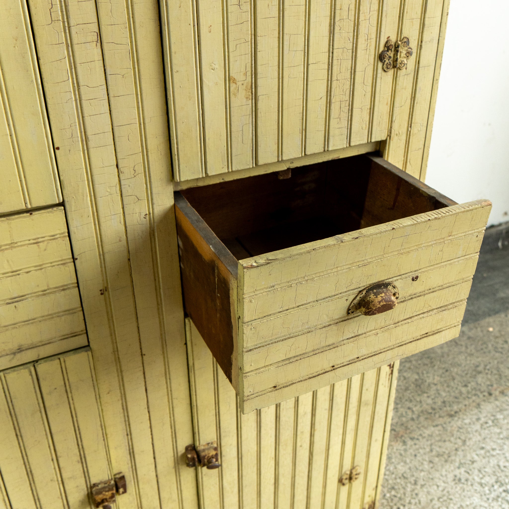 Vintage Beadboard Cabinet