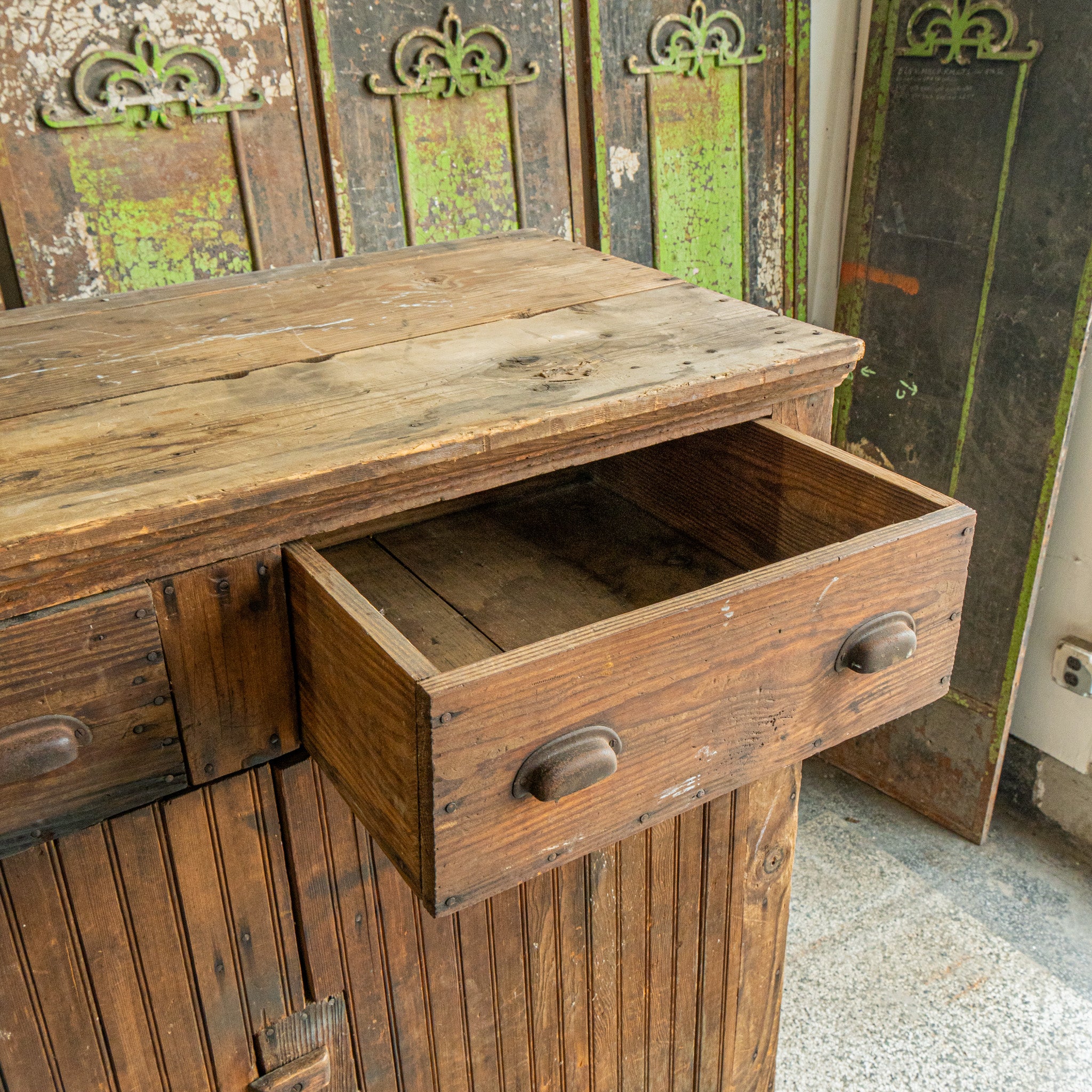 antique beadboard cabinet reclaimed salvaged furniture